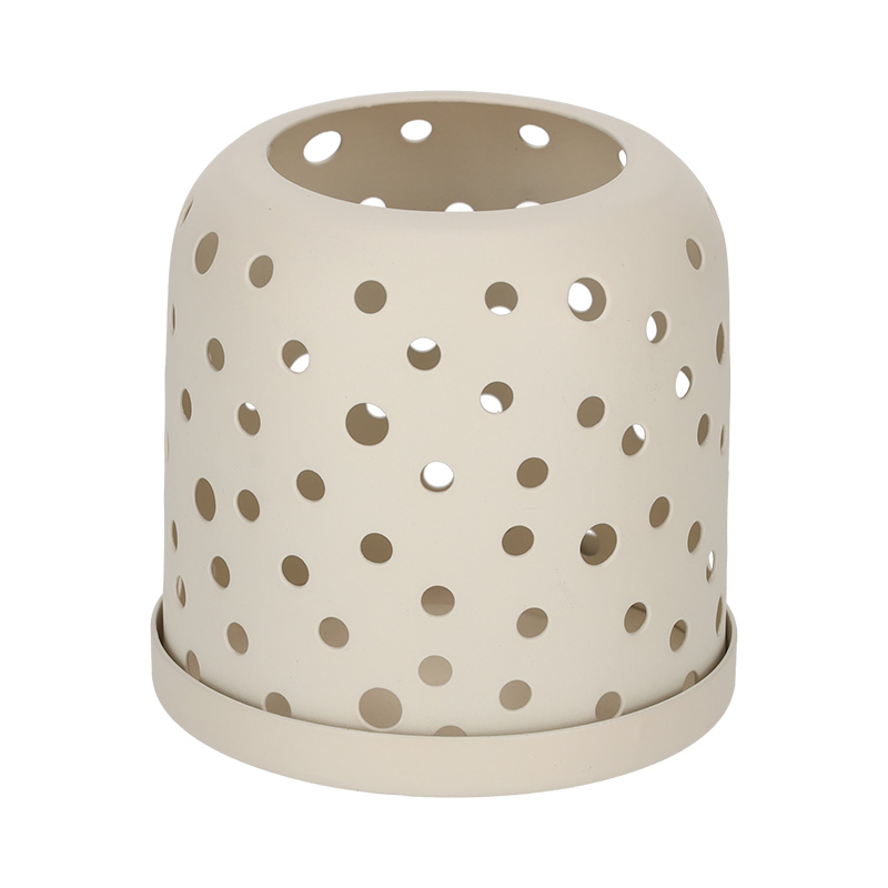 Theelichthouder Jamie Off-White - Jens Living JENS Living Theelichthouder Jamie Off White 25867