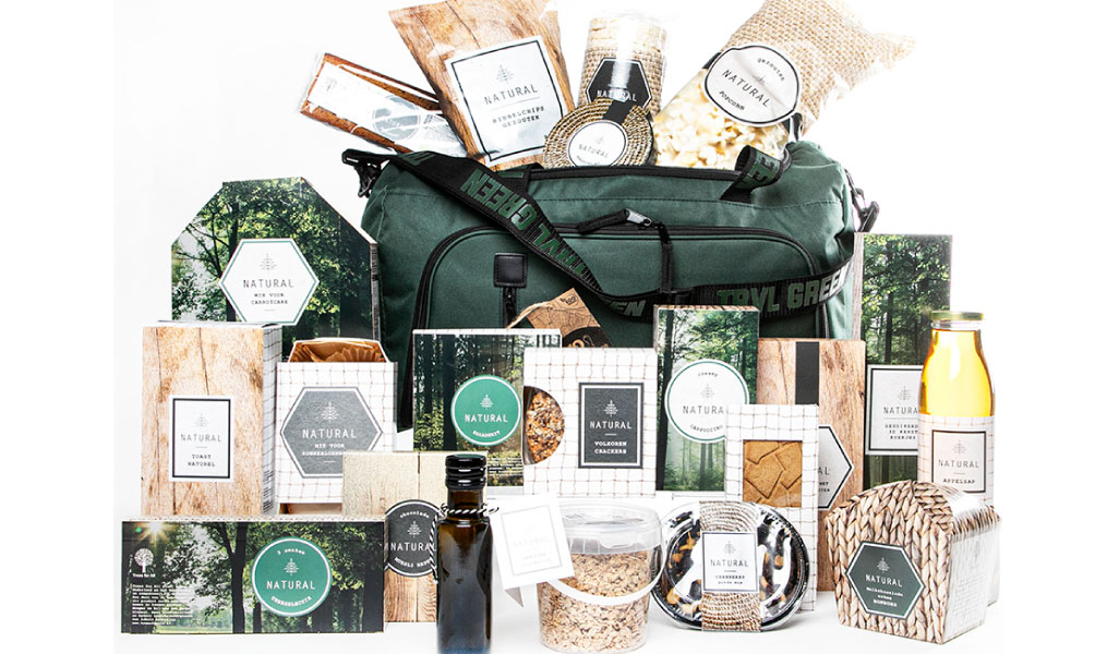 Kerstpakket Natural Sporttas duurzaam
