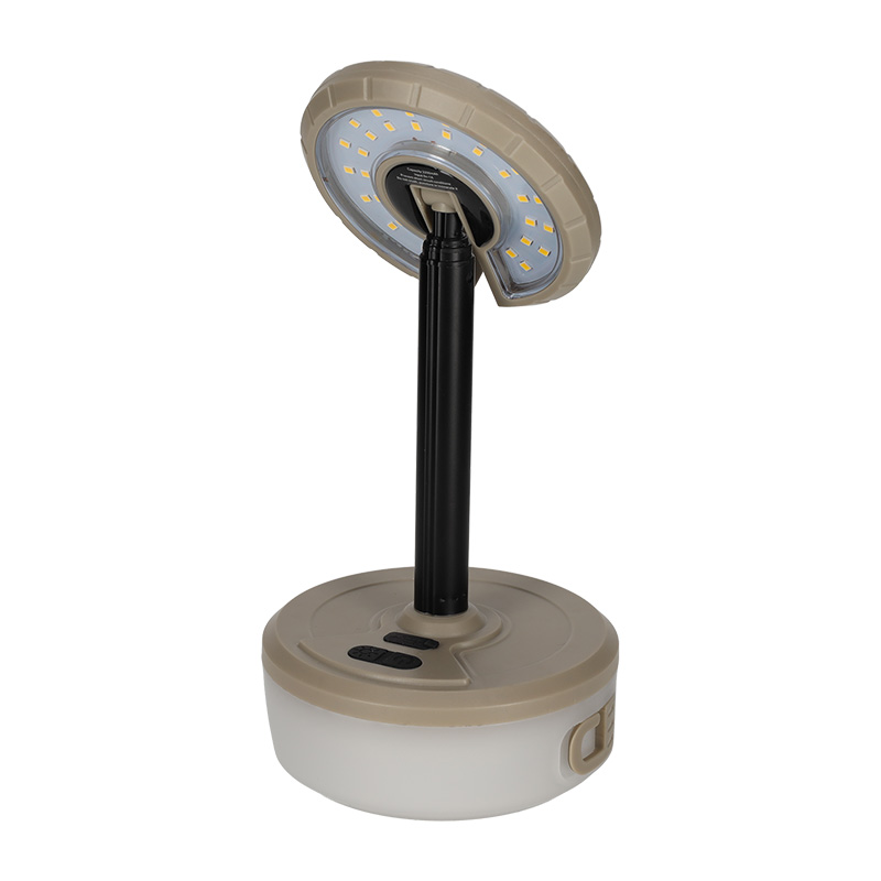 2-in-1 Uitschuifbare LED Lamp & Slinger Taupe - Norlander Norlander 2 in 1 Uitschuifbare LED Lamp Slinger Taupe 29078