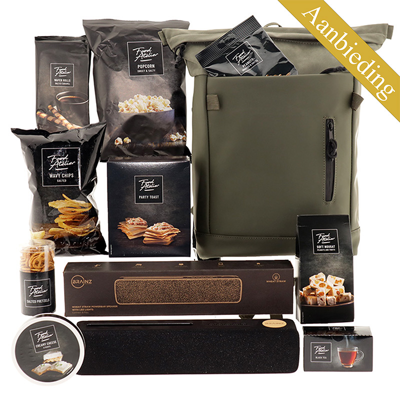 Powerbar Speaker & Rugzak Groen - Food Atelier Speaker Rugzak groen Food Atelier Aanbieding