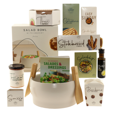 Easy Sunday Saladeschaal met bestek