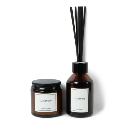 Geurkaars & Geurstokjes Giftbox Zwart - JENS Living Geurkaars & Geurstokjes Giftbox Zwart - JENS Living - 24836