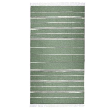 Hamamdoek gerecycled Olive - 100x180cm Hamamdoek gerecycled 100x180cm Olive