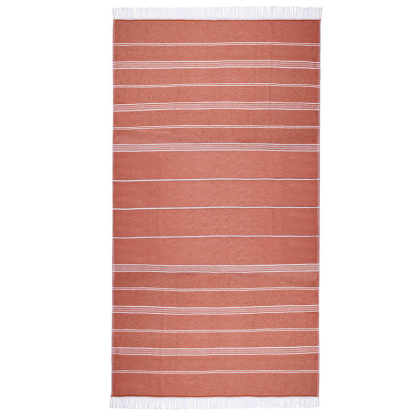 Hamamdoek gerecycled Roest - 100x180cm Hamamdoek gerecycled 100x180cm Roest