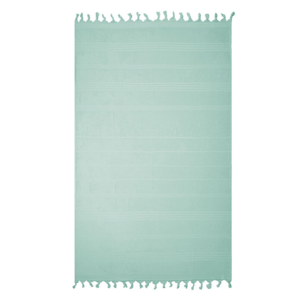 Hamamdoek met badstof Mint - 100x165cm Hamamdoek met badstof Mint 100x165cm