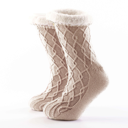 Huissokken met voering en antislip - Ellis Pumice Stone Huissokken Ellis Pumice Stone met voering en antislip