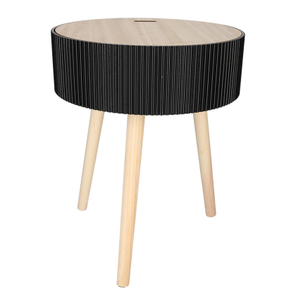 Opberg Bijzettafel Levi Zwart - JENS Living JENS Living Opberg Bijzettafel Levi Zwart 25791