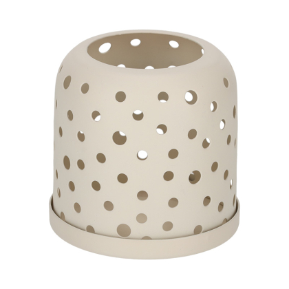 JENS Living Theelichthouder Jamie Off White 25867