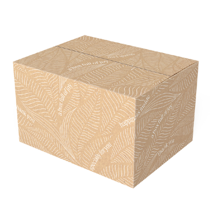 Geschenkdoos Happiness kraft Kerstpakketdoos Happiness Kraft