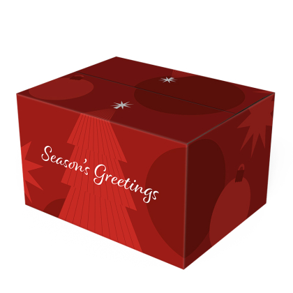 Geschenkdoos Season's Greetings Kerstpakketdoos Seasons Greetings