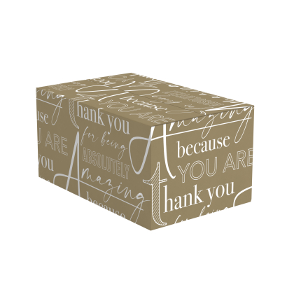 Geschenkdoos Amazing Goud Kerstpakketdoos amazing goud