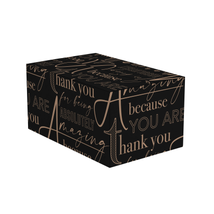 Geschenkdoos Amazing kraft zwart Kerstpakketdoos amazing kraft zwart