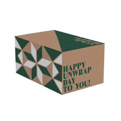 Geschenkdoos Kadoosje Groen Kerstpakketdoos kadoosje groen