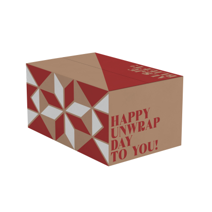 Geschenkdoos Kadoosje Rood Kerstpakketdoos kadoosje rood