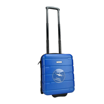 Cabin trolley handbagage 24L - Blauw Kleine trolley handbagage 24L Blauw 8782