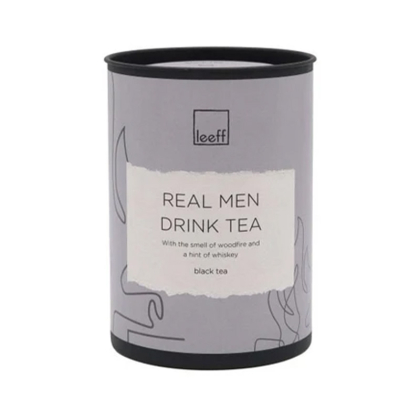 LEEFF THEE IN BLIK REAL MEN DRINK TEA