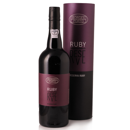 RUBY Reserve Borges Porto - Port geschenk RUBY Reserve Borges Porto in Geschenkkoker
