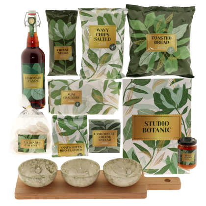 Studio Botanic Espuma borrelplank met schaaltjes