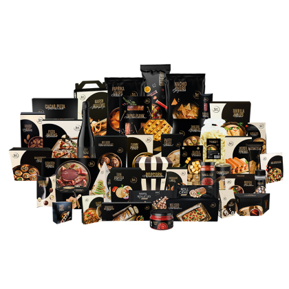 Taste Collection | Food zwarte verpakking Taste Collection kerstpakketten
