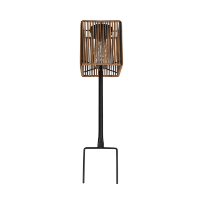 Solar Lantaarn Cube Taupe - JENS Living jens living solar lantaarn cube taupe 25637