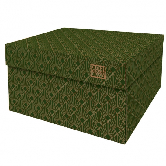 Dutch Design Opbergbox Kerst Art Deco Green Velvet