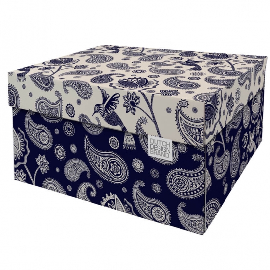 Dutch Design Storage Box Paisley