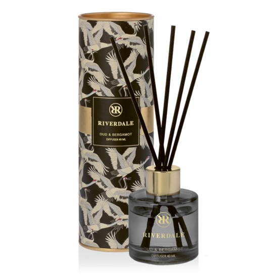 Riverdale Geurstokjes Olivia Oud Bergamot 40ml