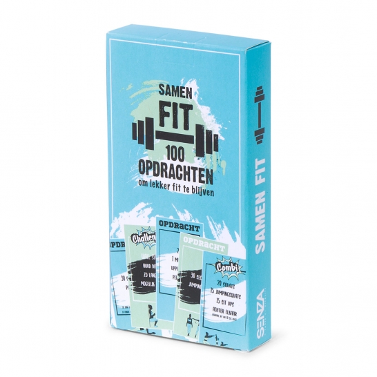 12988 Samen Fit Kaartspel blauw