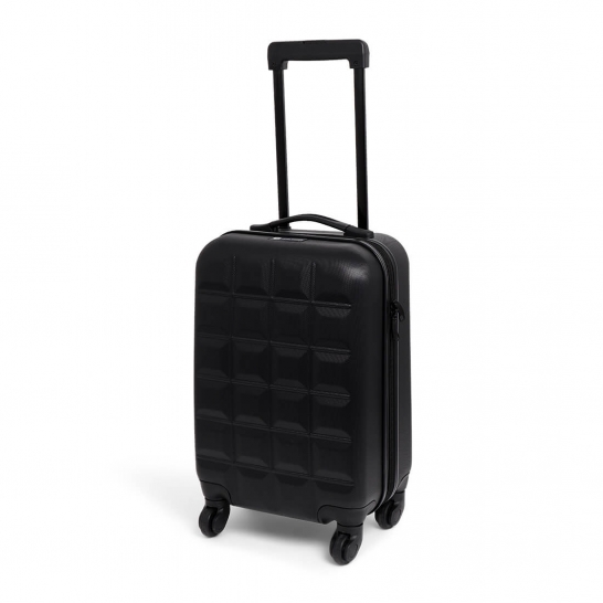 28120 Norlaender Cabin Size Trolley Squared Black