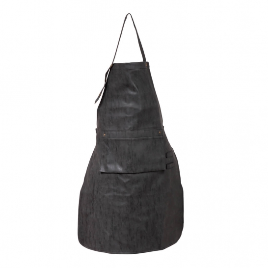 BBQ Schort zwart Senza PU leer 24544 1