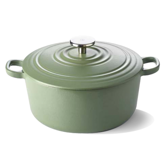 BK Braadpan Gietijzer Groen 28cm