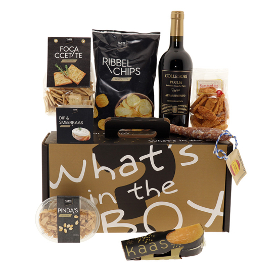 Borrelpakket Whats in the box