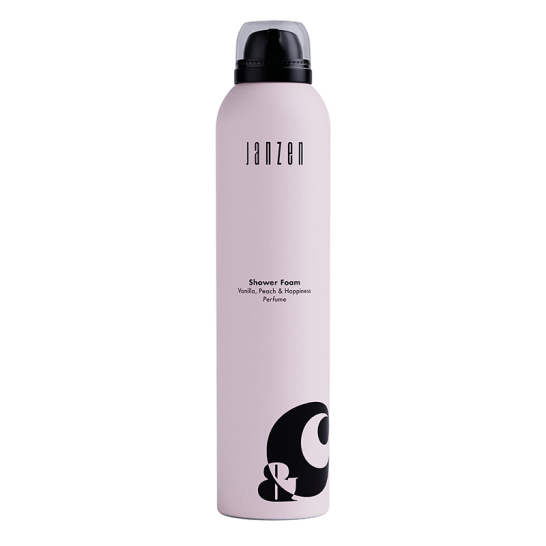 C x JANZEN Shower Foam Vanilla Peach Happiness