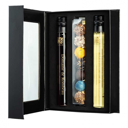 Exclusieve geschenken tasting tubes wijnen chocolade