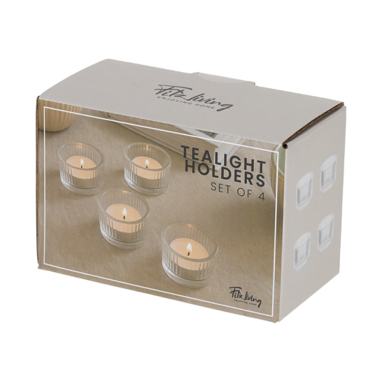 FITZ Living Theelichthouder Maas set van 4 93023