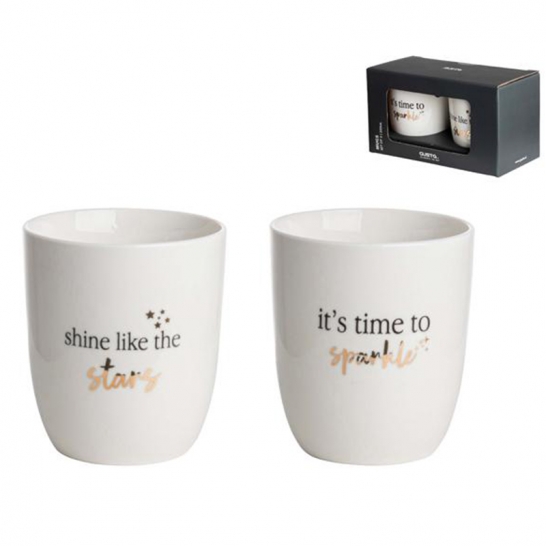 Gusta mokken kerst set 2 stuks
