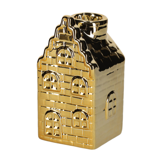 JENS Living Kandelaar Grachtenpand Goud 25721