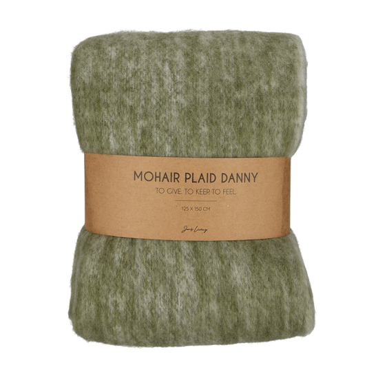 Mohair Plaid Danny Groen - JENS Living JENS Living Mohair Plaid Danny Groen 25699