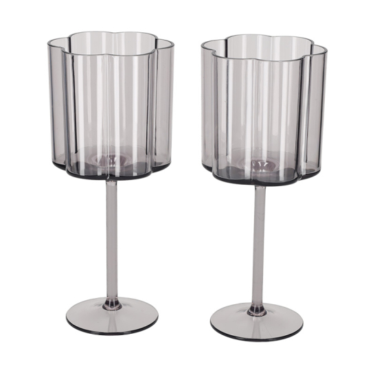 JENS Living Outdoor Wijnglazen Smoke set van 2 25787
