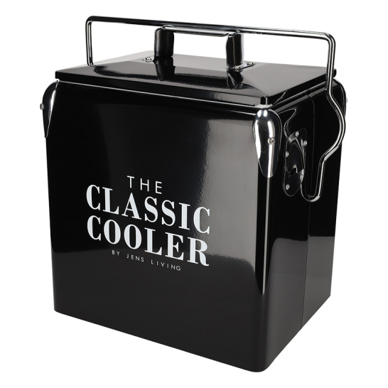 JENS Living Retro Koelbox Zwart 25838