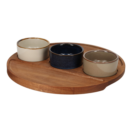 JENS Living Serveer Set Bent set van 3 25910