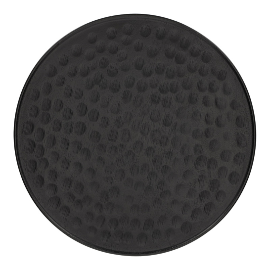 JENS Living Serveerplank Artisan Rond Zwart 25875