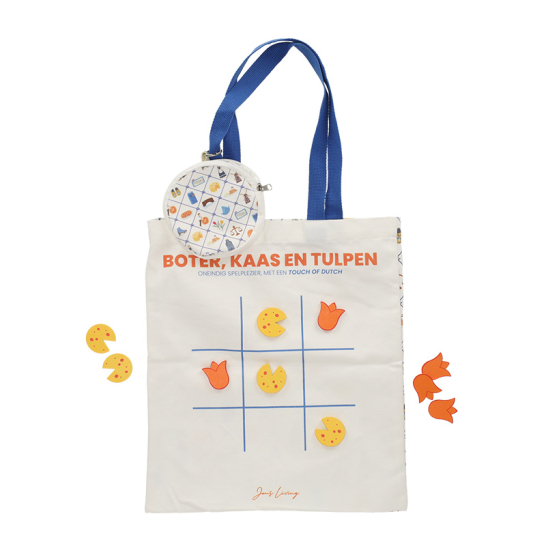 JENS Living Spel Shopper Boter Kaas en Tulpen 25768