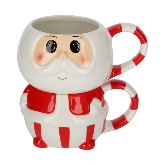 JENS Living Stapelmok Kerstman set van 2 25907