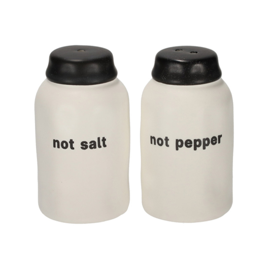 JENS Living Text Salt Pepper Set 25335
