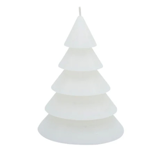 Kerstboom Kaars Wit LEEFF