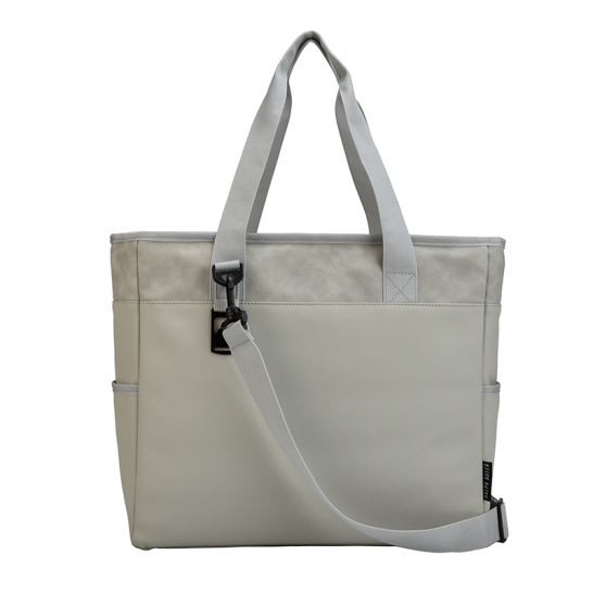 Koeltas shopper suede pu vegan leer off white 8759