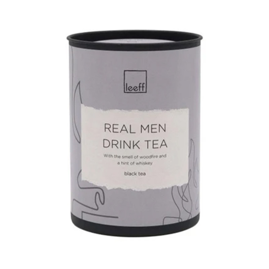 LEEFF THEE IN BLIK REAL MEN DRINK TEA