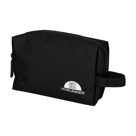 Norlander S.G. Toilettas Met Reisset RPET Zwart 29042
