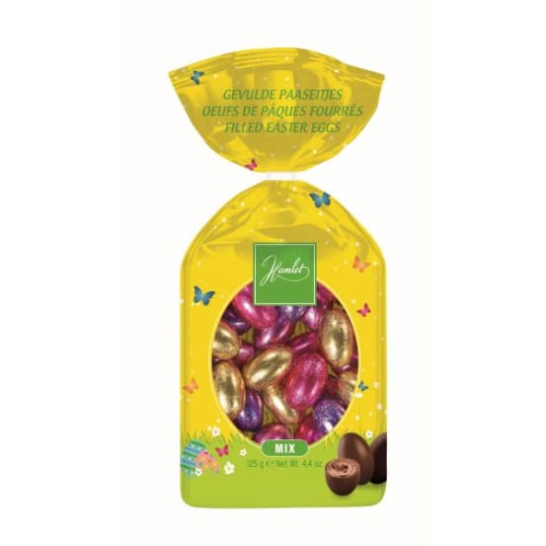Paaseitjes pure en melkchocolade 125gram Hamlet